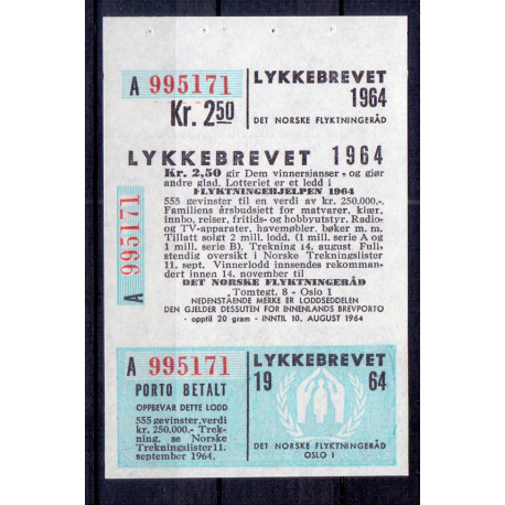 Lykkebrev 3 dele (komplet) ustemplet **