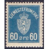 Norge. Tjenste. 1926. 60 Øre, grønblå. AFA nr. 7 **    / st.