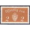 Norge. Tjenste. 1933. 2 Øre. AFA nr. 9 **    / st.