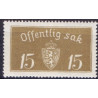 Norge. Tjenste. 1933. 15 Øre. AFA nr. 13 **     / st.