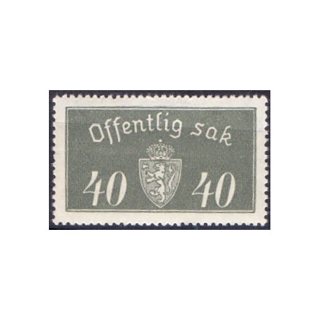Norge. Tjenste. 1933. 40 Øre. AFA nr. 18 **    / st.