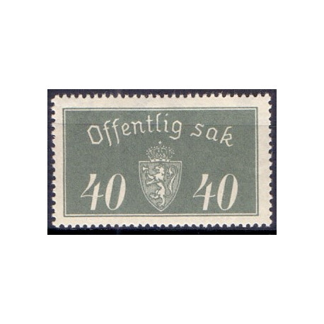Norge. Tjenste. 1933. 40 Øre. AFA nr. 18a **     / st.