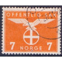 Norge. Tjenste. 1944. 7 Øre. AFA nr. 42 **    / st.