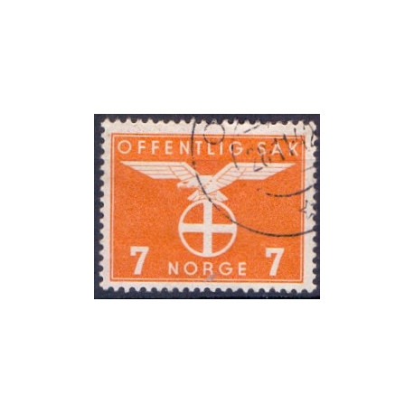 Norge. Tjenste. 1944. 7 Øre. AFA nr. 42 **    / st.