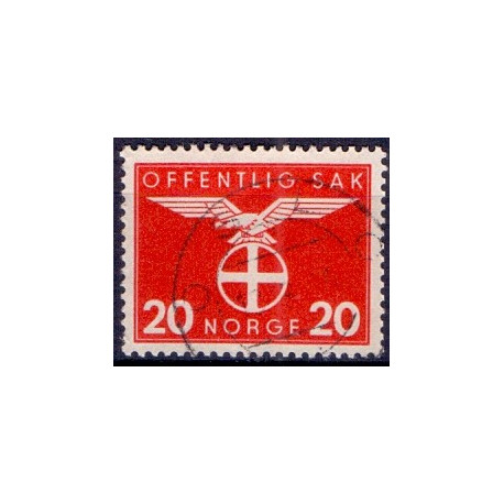 Norge. Tjenste. 1944. 20 Øre. AFA nr. 45 **    / st.