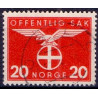 Norge. Tjenste. 1944. 20 Øre. AFA nr. 45 **    / st.