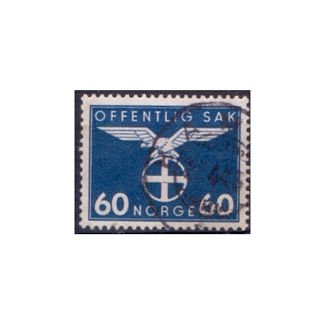 Norge. Tjenste. 1944. 60 Øre. AFA nr. 50 **    / st.