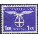 Norge. Tjenste. 1944. 1 kr. AFA nr. 51 **    / st.