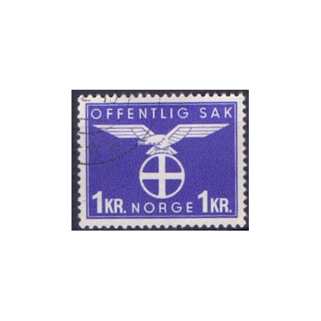 Norge. Tjenste. 1944. 1 kr. AFA nr. 51 **    / st.