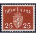 Norge. Tjenste. 1945. 25 Øre. AFA nr. 53 **   / st.