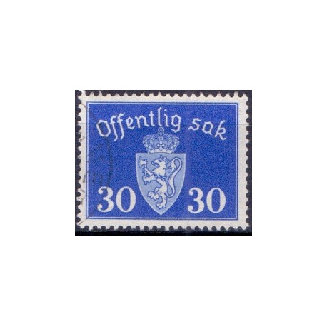 Norge. Tjenste. 1945. 30 Øre. AFA nr. 54 **   / st.