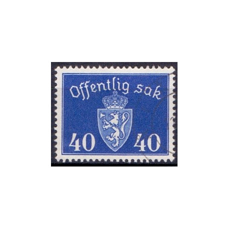 Norge. Tjenste. 1946-47. 40  Øre. AFA nr. 57 **   / st.
