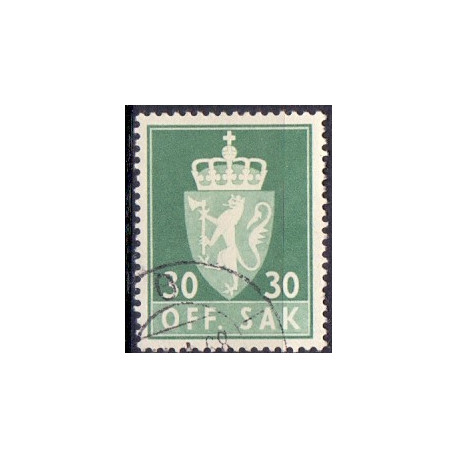 Norge. Tjenste. 1955-58. 30 Øre. AFA nr. 73 **              / st.