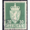 Norge. Tjenste. 1955-58. 30 Øre. AFA nr. 73 **              / st.