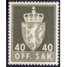 Norge. Tjenste. 1955-58. 40 Øre. AFA nr. 77 **              / st.