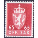 Norge. Tjenste. 1968-75. 65 Øre. AFA nr. 83F **         / st.