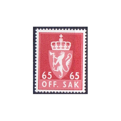 Norge. Tjenste. 1968-75. 65 Øre. AFA nr. 83F **         / st.