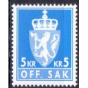 Norge. Tjenste. 1976-82. 5 kr. AFA nr. 119**    / st.