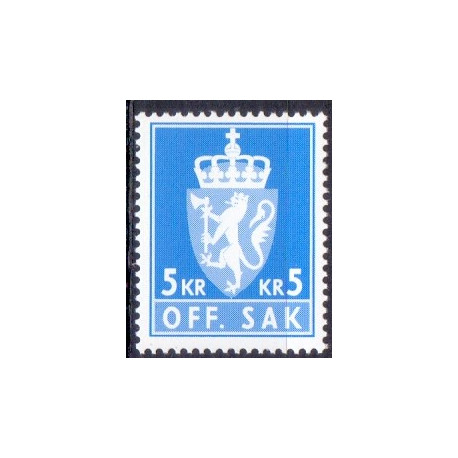 Norge. Tjenste. 1976-82. 5 kr. AFA nr. 119**    / st.