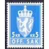 Norge. Tjenste. 1976-82. 5 kr. AFA nr. 119**    / st.