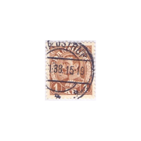 1934. Chr. X. med variant: Dobbeltpræg.  AFA 211x stemplet