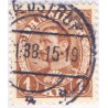1934. Chr. X. med variant: Dobbeltpræg.  AFA 211x stemplet