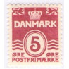 1938. Bølgelinietype med variant : Klumpfod  AFA nr 246x **