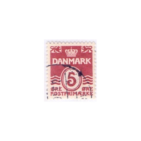 1938. Bølgelinietype med variant : Klumpfod  AFA nr 246x ** stemplet
