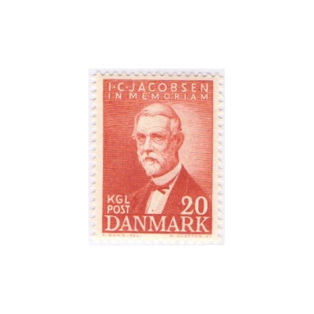 1947. I. C. Jacobsen med variant: streger i marginal.  AFA 305x **