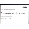 Danmark frimærkehæfte 2011. Sommerns blomster AFA S199