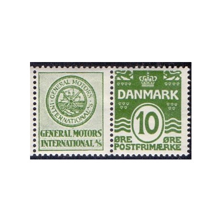 General Motors. AFA nr. 14 **   stemplet postfrisk brev