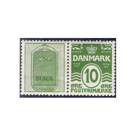 Buick AFA nr. 9 ** stemplet postfrisk brev