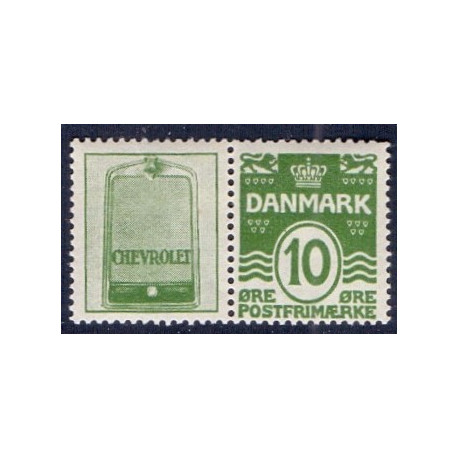 Chevrolet. AFA nr. 15 **   stemplet postfrisk brev