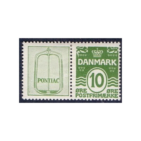 Pontiac. AFA nr. 16 **  stemplet postfrisk brev