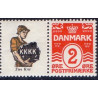 K. K. K. K. . AFA nr. 33 **          stemplet postfrisk brev
