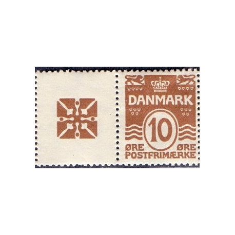 Korstegning. AFA nr. 51 **       stemplet postfrisk brev