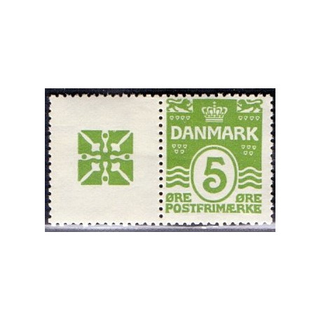 Korstegning. AFA nr. 52 **       stemplet postfrisk brev