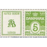 Alfred Benzon, Sæber.  AFA nr. 62 **    stemplet postfrisk brev