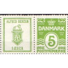 Alfred Benzon, Sæber.  AFA nr. 61 **    stemplet postfrisk brev
