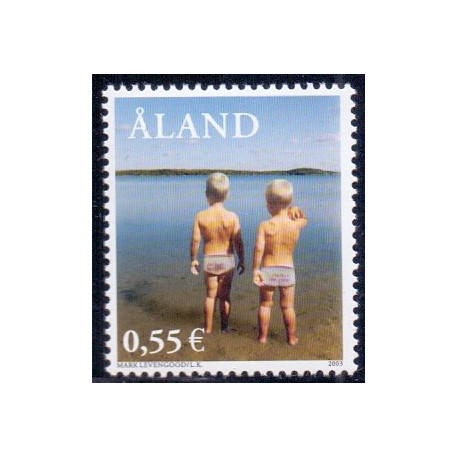 Åland. 2003. Kendte personer & Spillemandsgilde. AFA nr. 225-26 **     st. 