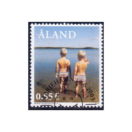 Åland. 2003. Kendte personer & Spillemandsgilde. AFA nr. 225-26 **     st. 