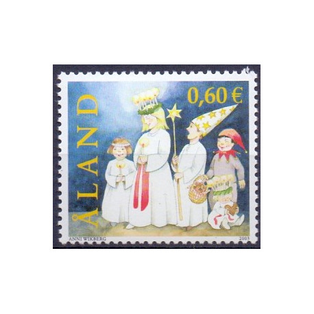 Åland. 2003. Santa Lucia & Skt. Anna kirken. AFA nr. 227-28 **    st. 