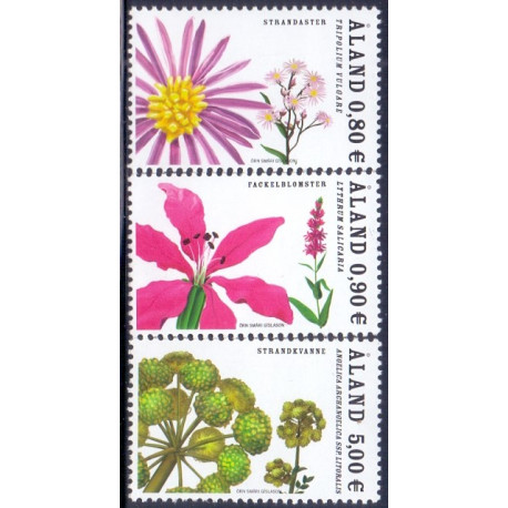 Åland. 2007. Strandblomster. AFA nr 274-76  **   st. 