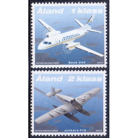 Åland. 2007. Postfly. AFA nr 277-78  **   st. 