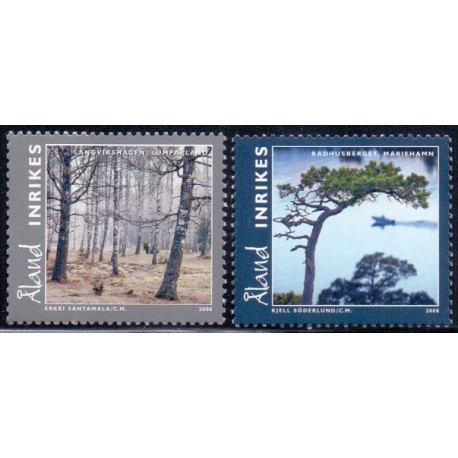 Åland. 2008. Naturmiljøer AFA nr. 292-93  **  st. 