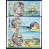 Åland. 2009. Ålandske forfattere. 3-stribe AFA nr. 306-08 **  st. 