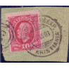 Sverige. Skibsstempel på klip