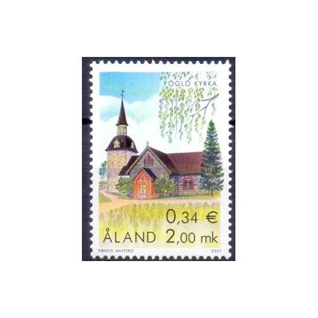Åland. 2001. St. Maria-Magdalena AFA nr. 197 **     st. 