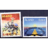 Åland. 2002. Europafrimærke & Lill Lindfors. AFA nr. 208-09 **     st. 