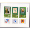 Ungarn/Hungary 1984. Skønne Kunstarter, miniark, UTAKKET AFA nr 3550-56U **